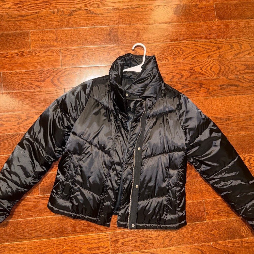 Abercrombie & Fitch Black Puffer Jacket